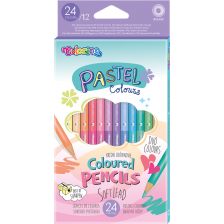 Цветни моливи Colorino Pastel - 12 цвята