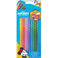 Цветни моливи Kids Licensing - Minnie Mouse, 12 цвята