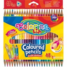 Цветни двувърхи моливи Colorino Kids - 24 броя