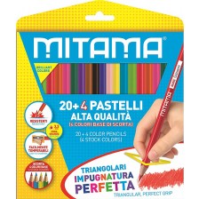 Цветни моливи Mitama - 24 цвята