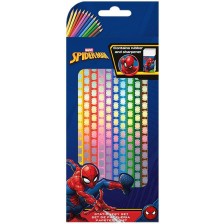 Цветни моливи Kids Licensing - Spiderman, 12 цвята -1