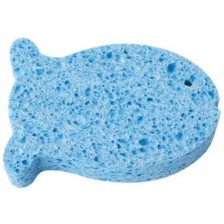 Целулозна гъба за къпане Wee Baby - синя