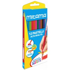 Цветни моливи Mitama - 12 цвята