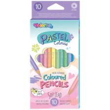 Цветни моливи Colorino Pastel - 10 цвята