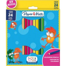Цветни моливи Paper Mate Kids Colouring - 24 цвята -1