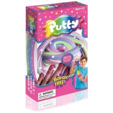 Творчески комплект Raya Toys - Направи си слайм Putty, розов