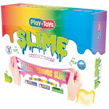 Творчески комплект Play-Toys - Направи си слайм, Thermochromic -1