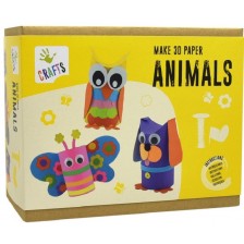 Творчески комплект Andreu toys - 3D животни от хартия -1