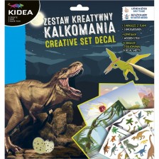 Творчески комплект с ваденки Kidea - Динозаври