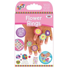 Творчески комплект Galt Toys - Направи сама пръстени, цветя
