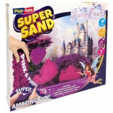 Творчески комплект кинетичен пясък PlayToys - Fairy Land
