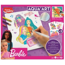 Творчески комплект Maped Creativ - Рисувай с акварел, Barbie