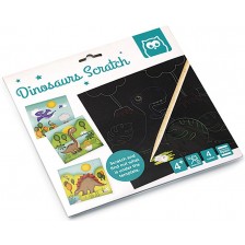 Творчески комплект Eurekakids - Скречбук, Динозаври