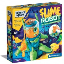 Творчески комплект Clementoni Science & Play - Направи си робот от слайм -1