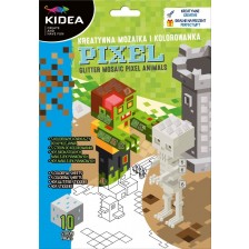 Творчески комплект Kidea - Pixel, стикерна мозайка