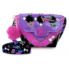 Творчески комплект Kidz World Studio Bags - Направи си сам ежедневна чанта, лилава -1