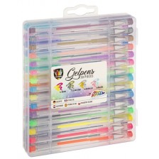 Творчески комплект Grafix Colouring - Ролери, в куфарче, 30 броя -1