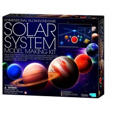 Творчески комплект 4M - Слънчева система, светеща 3D въртележка