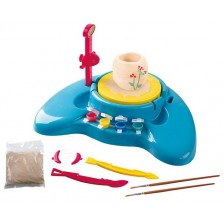 Творчески комплект PlayGo Junior Pottery - Грънчарско колело