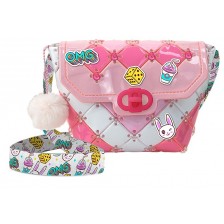 Творчески комплект Kidz World Studio Bags - Направи си сам ежедневна чанта, розова -1