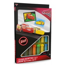 Творчески комплект Cars - Рисуване с пясък -1