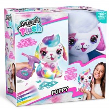 Творчески комплект Canal Toys Airbrush plush - Плюшена играчка за оцветяване, Сладко кученце -1