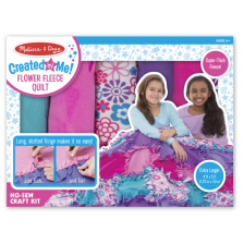 Творчески комплект Melissa & Doug - Одеяло от цветно руно