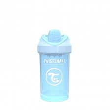 Бебешка чаша с преходен накрайник Twistshake Crawler Cup  - Синя, 300 ml -1