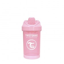 Бебешка чаша с преходен накрайник Twistshake Crawler Cup  - Розова, 300 ml -1