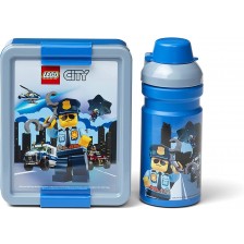 Комплект бутилка и кутия за храна Lego Wear - City Police