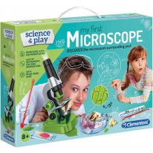 Комплект Clementoni Science & Play - Моят първи Микроскоп, с аксесоари