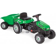 Детски трактор с ремарке Pilsan - Active, зелен -1