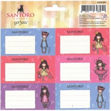 Ученически етикети Santoro Gorjuss - 12 броя -1