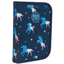 Ученически несесер Cool Pack Clipper - Blue Unicorn -1