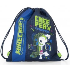 Спортна торба Panini Minecraft - Creeper Anatomy Neon -1