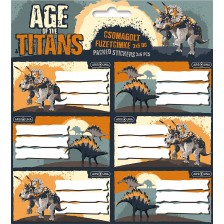 Ученически етикети Ars Una Age of the Titans - 18 броя