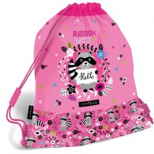 Ученическа спортна торба Lizzy Card - Lollipop racoon swetie