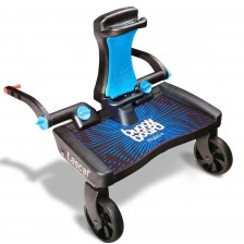 Универсална степенка със седалка за количка Lascal, за второ дете  - Maxi, Синя -1