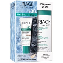 Uriage Hyseac Комплект - Тонираща грижа 3-Regul и Мицеларна вода, 40 + 100 ml (Лимитирано) -1