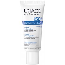 Uriage Bariederm-Cica Възстановяващ крем с мед и цинк, SPF50+, 40 ml -1