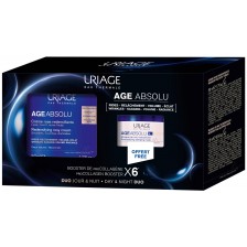 Uriage Age Absolu Комплект - Коригиращ крем и Нощна маска, 50 + 15 ml (Лимитирано) -1