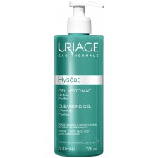 Uriage Hyseac Почистващ гел за лице и тяло, 500 ml