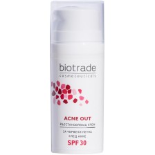 Biotrade Acne Out Възстановяващ крем за лице, SPF30, 30 ml