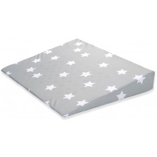 Възглавничка Lorelli - Air Comfort, 60 x 45 x 9 cm, звезди, сива -1
