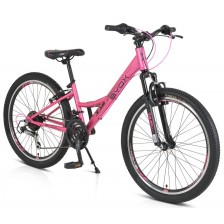 Велосипед със скорости Byox - Princess, розов, 24'' -1