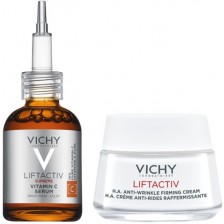 Vichy Liftactiv Комплект - Озаряващ серум и Дневен крем, 20 + 50 ml
