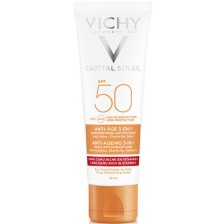 Vichy Capital Soleil Слънцезащитен крем Anti-age, SPF 50, 50 ml