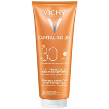Vichy Capital Soleil Слънцезащитно мляко за лице и тяло, SPF 30, 300 ml