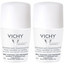 Vichy Deo Комплект - Рол-он дезодорант, без парфюм, 2 x 50 ml -1