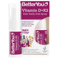 Vitamin D + K2 Kids Daily Орален спрей, 15 ml, Better You